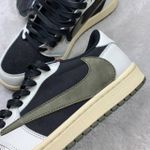 Tênis NK Travis Scott Jordan 1 - Branco/Verde/Preto