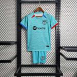 Conjunto Infantil Barcelona 2 Third 23/24 - Azul