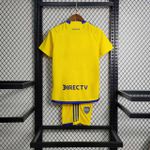 Conjunto Infantil Boca Juniors Away 23/24 - Amarelo
