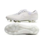 Chuteira Campo Nike Tiempo (FG) - Branco/Lilás