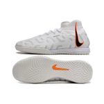 Chuteira Futsal Nike Phantom Luna (IC) - Branco/Laranja