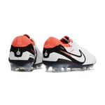 Chuteira Campo Nike Tiempo (FG) - Branco/Laranja