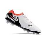 Chuteira Campo Nike Tiempo (FG) - Branco/Laranja