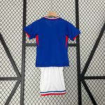Conjunto Infantil França HOME I 2024/25 - Azul