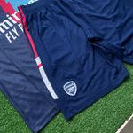 Conjunto Treino Regata + Short Arsenal Treino II 2023/24 