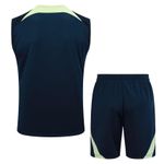 Conjunto Treino Brasil 22/23 Regata + Short - Azul Marinho/Verde