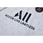 Conjunto Treino Regata + Short Paris Saint Germain Jordan (PSG) 2022 - Branco