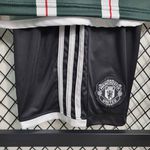 Conjunto Infantil Manchester United Away 23/24 - Verde Listrada