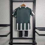 Conjunto Infantil Manchester United Away 23/24 - Verde Listrada