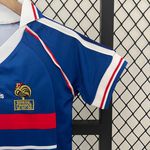 Conjunto Infantil Retro França Home 1998 home 
