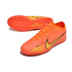 Chuteira Society Nike Air Zoom Mercurial (TF) Laranja