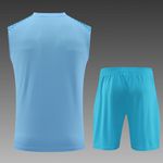 Conjunto Treino Regata + Short Manchester City 23/24 - Azul