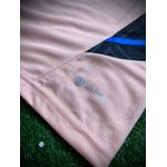 Conjunto Treino Regata + Short Manchester United 23/24 - Gola Redonda - Cor Salmão/Preto/Azul