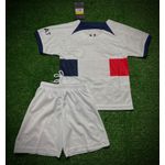 Conjunto Infantil PSG Away Branca 2023/24