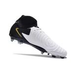 Chuteira Campo Nike Phantom (FG) - Branco/Preto - Botinha