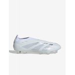 Chuteira Campo Adidas Predator (FG) - Branco/Prata