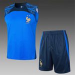 Conjunto Treino Regata + Short França 23/24 - Azul