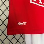 Conjunto Infantil Manchester United Home I Retrô 07/08