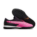 Chuteira Society Nike Phantom (TF) - Rosa/Preto