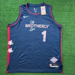 NBA James Harden Philadelphia 76ers Player-Issued #1 2023-24 - SILK