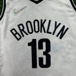 NBA Brooklyn Nets Home - HARDEN #13 - 75 ANOS - BRANCO