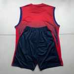 Conjunto Treino Adulto Regata e Short Paris Saint Germain PSG VERMELHO/AZUL 24/25
