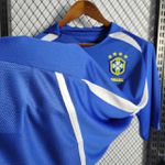 Camisa Retrô Seleção Brasileira Away II 2002 - Copa Do Mundo - AZUL