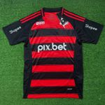  Camisa Flamengo Home I 25/26 com Patrocínios - Torcedor Masculina