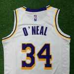 Regata Los Angeles Lakers O'Neal 34 Edição Especial 75 Anos - Branca 