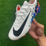 Chuteira Campo Nike Air Zoom Mercurial Vapor 16 Elite (FG) – Branco/Azul