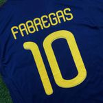 Camisa Retrô Espanha Away II 2010 - Fàbregas #10 Azul - Torcedor Masculina 