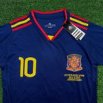 Camisa Retrô Espanha Away II 2010 - Fàbregas #10 Azul - Torcedor Masculina 