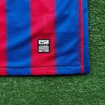 Camisa Retrô Barcelona Home I 09/10 - Messi #10 - Azul/Vermelha - Masculina 