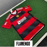 (DEFEITO) Camisa Home 23/24 - Patrocínio + Patchs - Torcedor Masculino