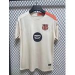 Camisa Barcelona Treino Bege 25/26 - Torcedor Masculina