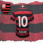 Camisa Flamengo Retro - 08/09 - ADRIANO 10