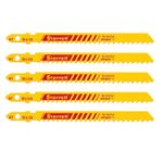 Jogo de Lâminas de Serras Tico Tico Bimetal 75 mm - 5 Peças - STARRETT