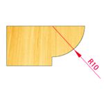 Fresa Para Molduras 77mm X 16mm 3 Asas Em Wídea Fepam (60.04) 