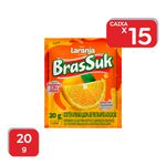 Refresco em Pó Brassuk Laranja 20g - 15x20g