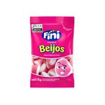 Bala Gelatina Fini Beijos Morango 15g - 12X15g