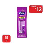 Bala Gelatina Fini Tubes Uva Cítrica 15g - 12X15g