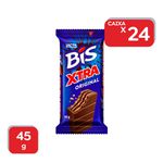 Chocolate Bis Xtra ao Leite Lacta - 24x45g