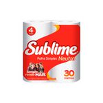 Papel Higiênico Sublime Neutro 30m - 16x4 Un