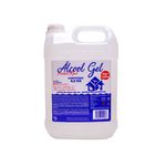 Álcool em Gel Antisséptico Cristal Uzzi 5L.