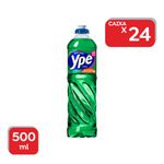 Detergente Líquido Ypê Limão 500ml - 24x500ml.