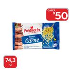 Macarrão Instantâneo Predilecta Carne 74,3g - 1x50 Un