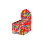 Pirulito Pop Letter Morango 14g - 24x14g