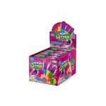 Pirulito Pop Letter Uva 14g - 24x14g