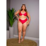 Biquíni Plus Size Aro Único Fio Duplo Cereja 0107.34