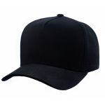 Boné Preto Snapback 5 Paineis 